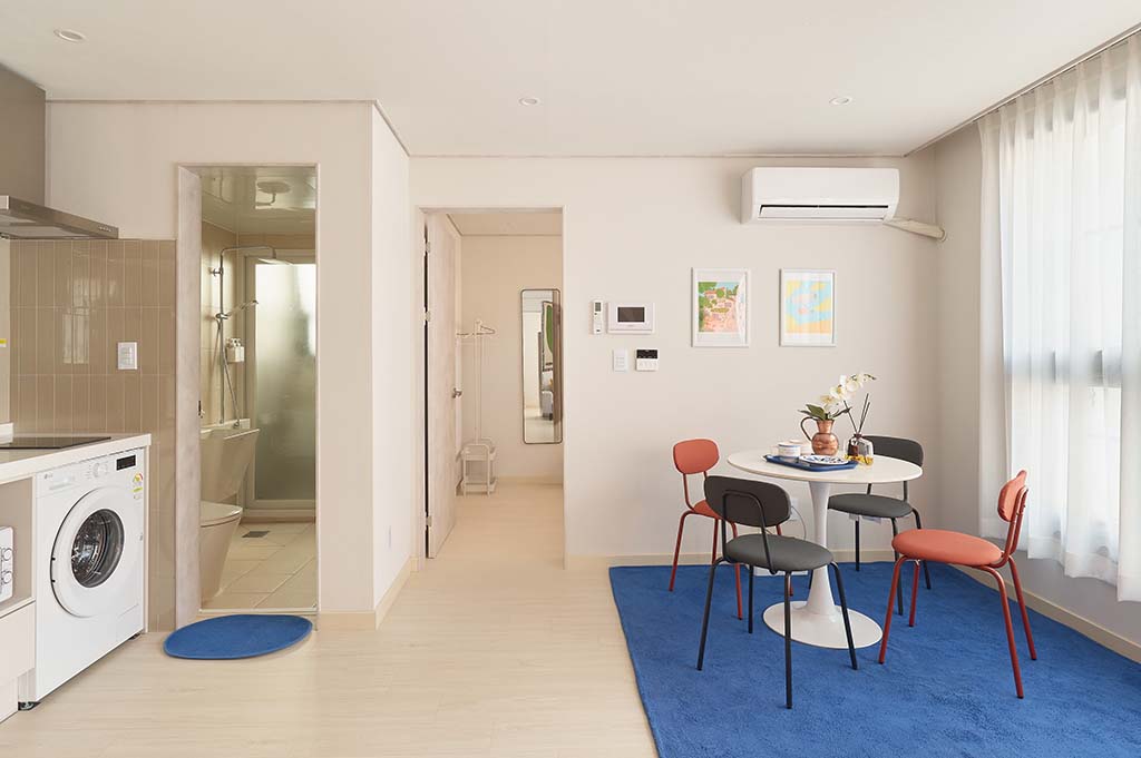 Appartement 201 - salon et cuisine