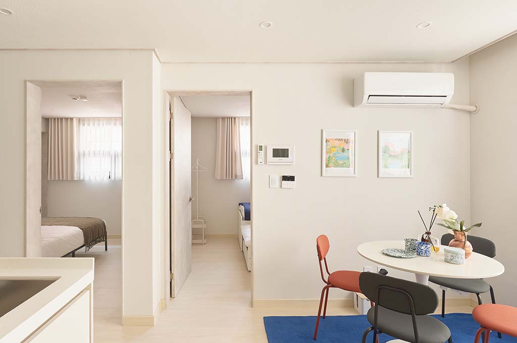 Appartement 202 - salon et cuisine