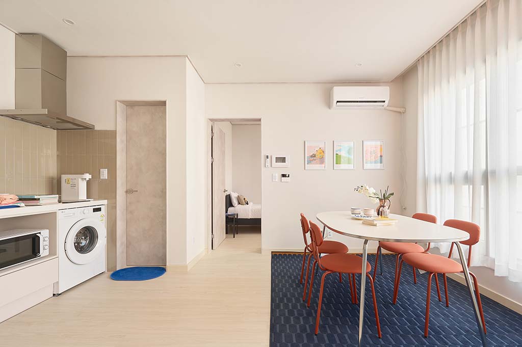 Appartement 301 - salon et cuisine