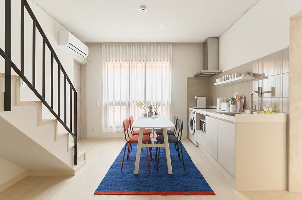 Appartement 302 - salon et cuisine